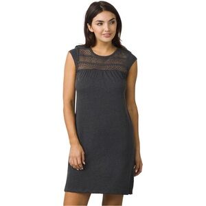 Prana Daydream mini dress charcoal gray size XS Like New